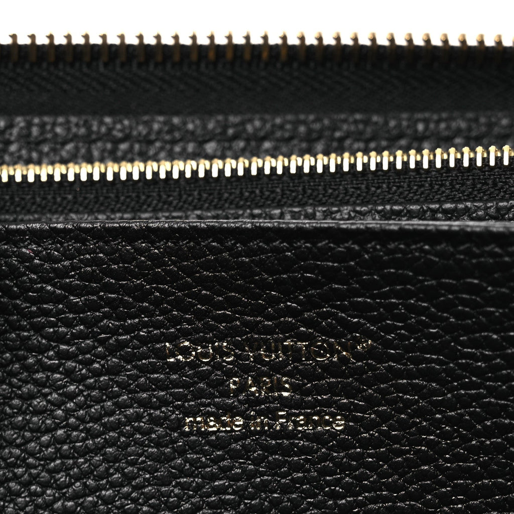 Empreinte Monogram Giant Zippy Wallet Black Beige