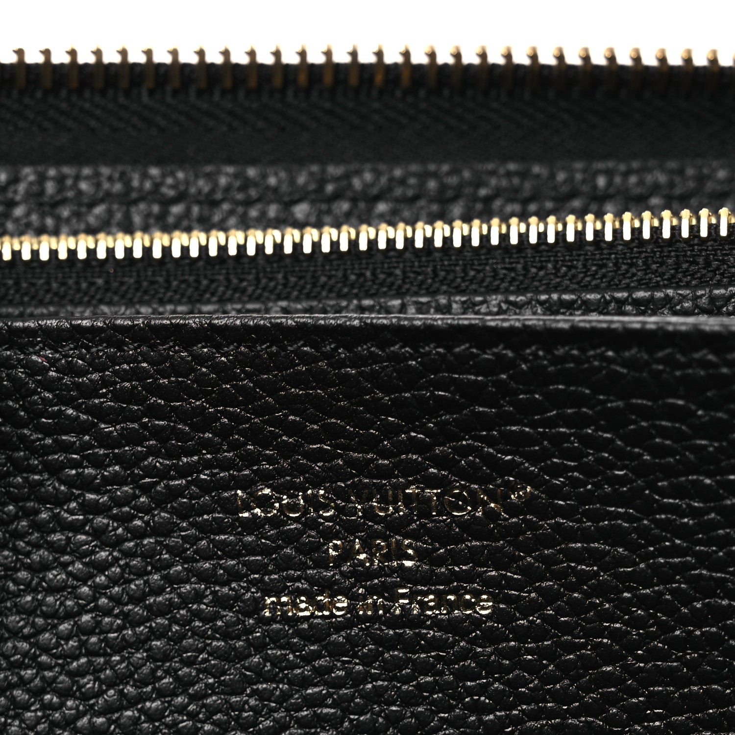 Empreinte Monogram Giant Zippy Wallet Black Beige