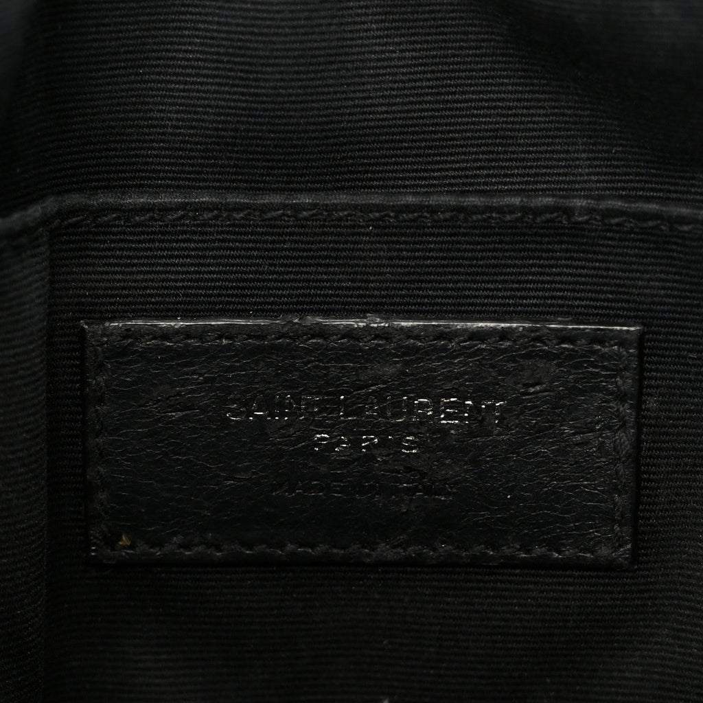 Calfskin Matelasse Monogram Monochrome Lou Camera Bag Black
