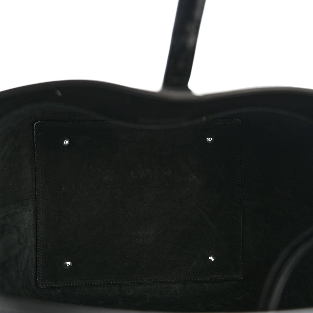 Patent Calfskin Le 37 Bucket Bag Black