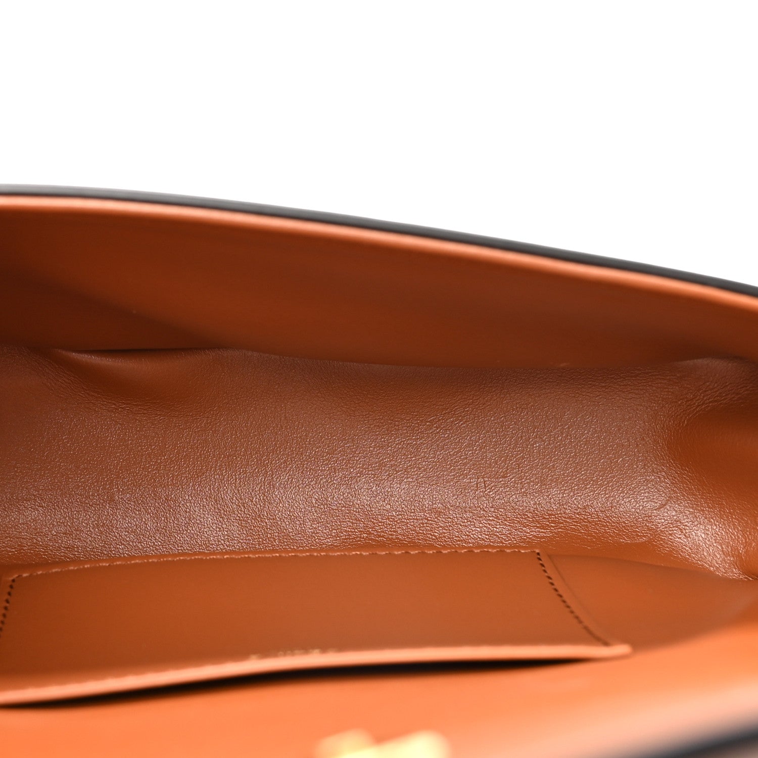 Smooth Calfskin Tabou Clutch On Strap Tan