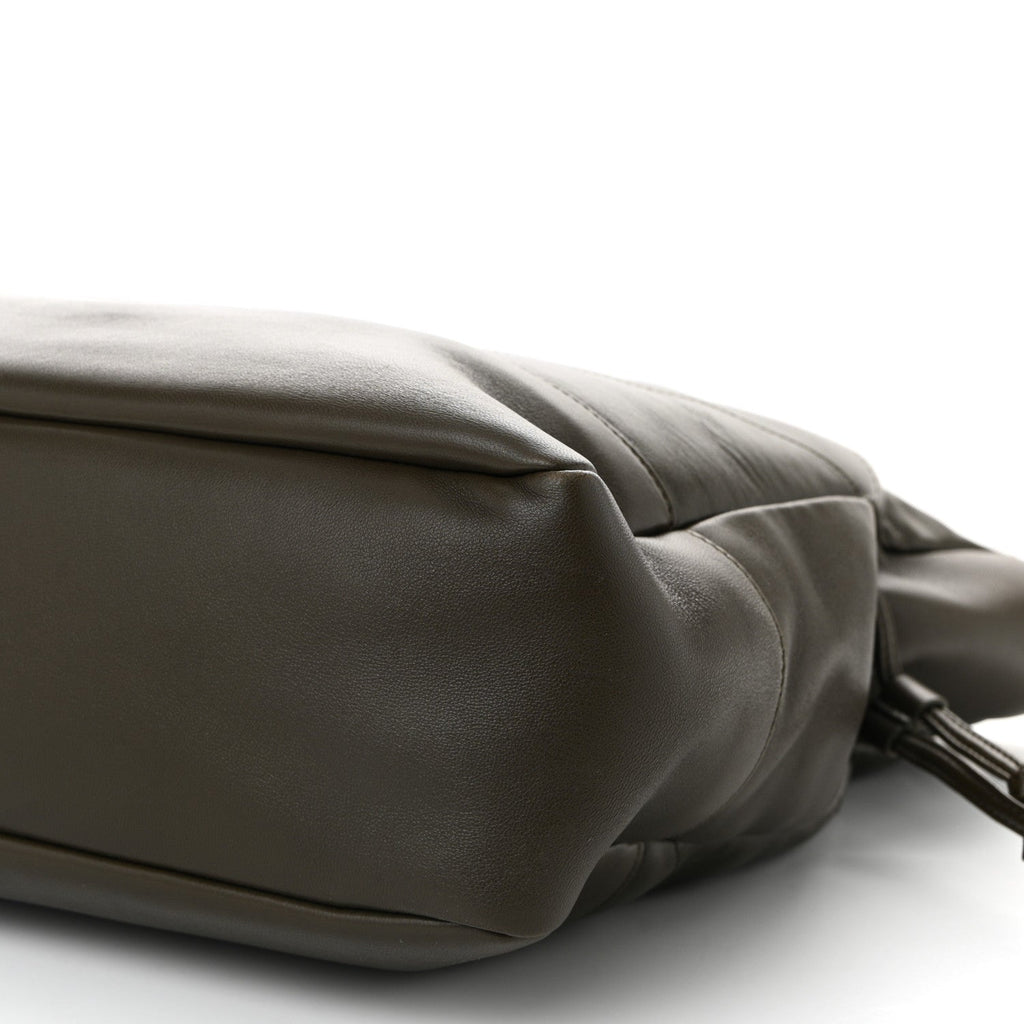 Lambskin Medium Jamie Shopping Tote Light Musk