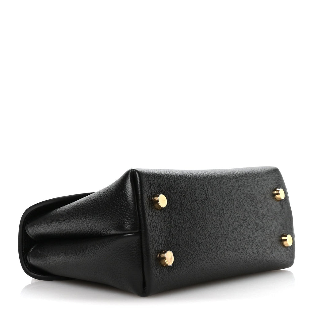 Smooth Satinated Calfskin Teen Nino Black