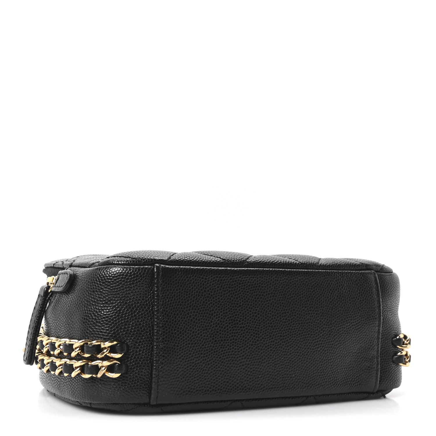 Caviar Quilted Mini CC You Camera Case Black