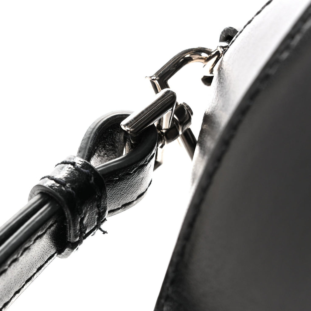 Shiny Lord Calfskin Mini Antigona Black