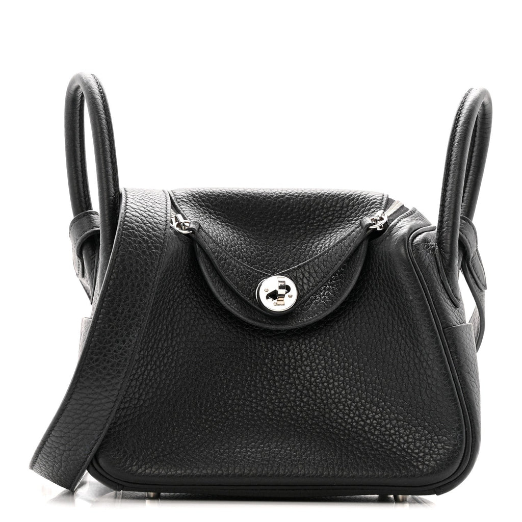 Taurillon Clemence Mini Lindy 20 Black