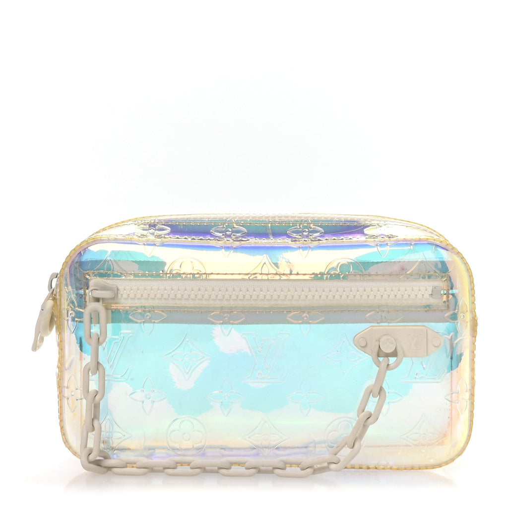 PVC Monogram Pochette Volga Iridescent Prism