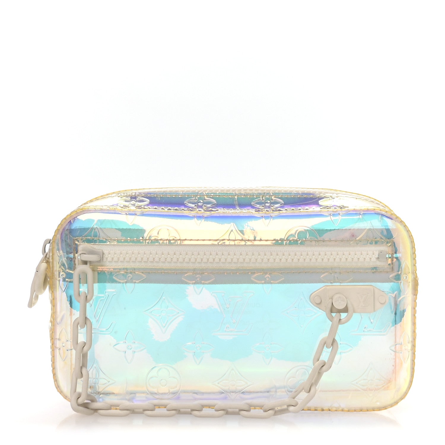 PVC Monogram Pochette Volga Iridescent Prism
