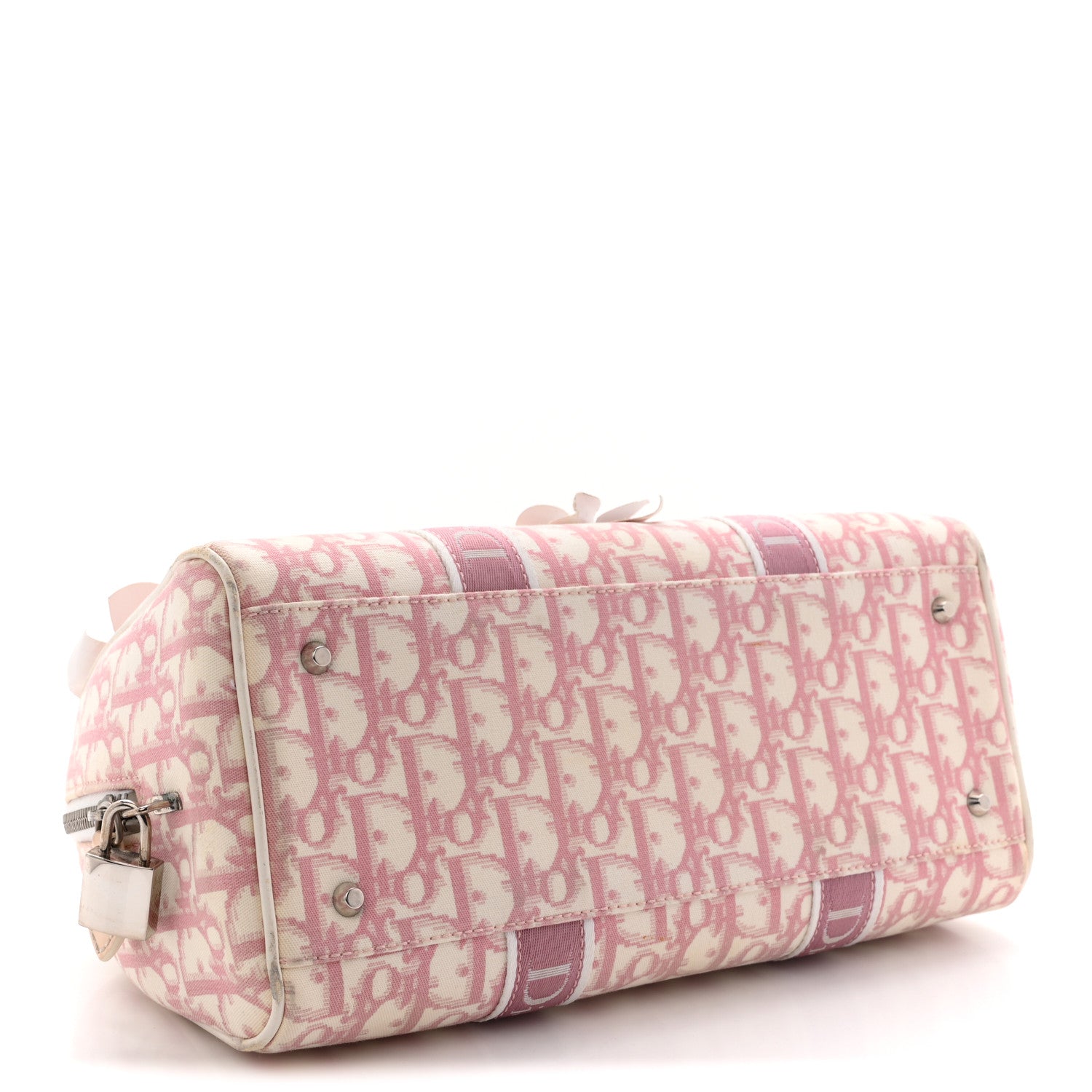 Monogram Girly Boston Pink
