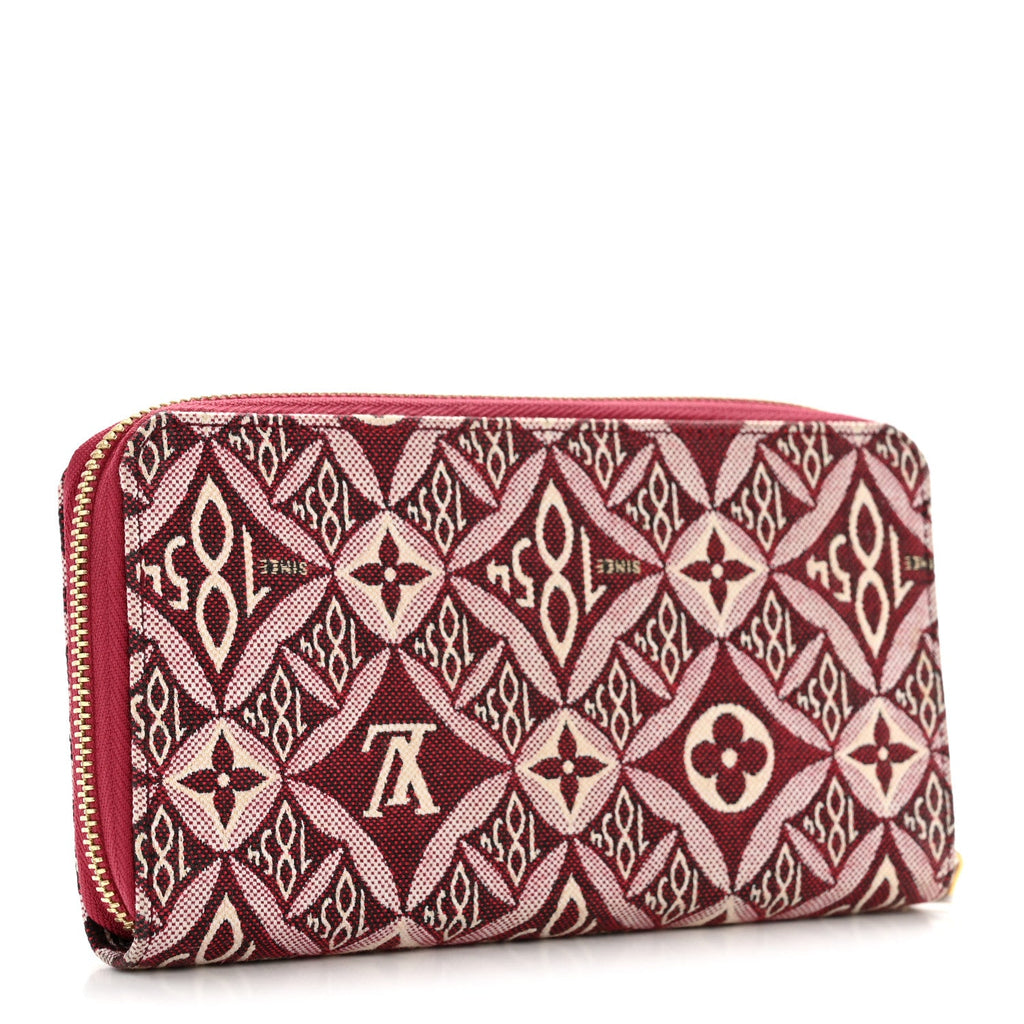 Jacquard Since 1854 Zippy Wallet Bordeaux