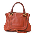 Calfskin Medium Marcie Satchel Red