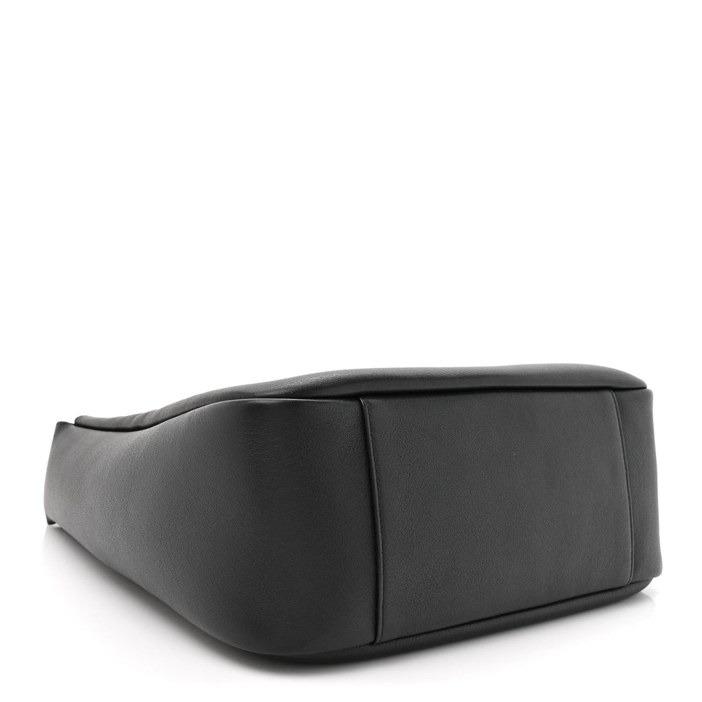 Grained Calfskin Large Le 5 A 7 Soft Hobo Black