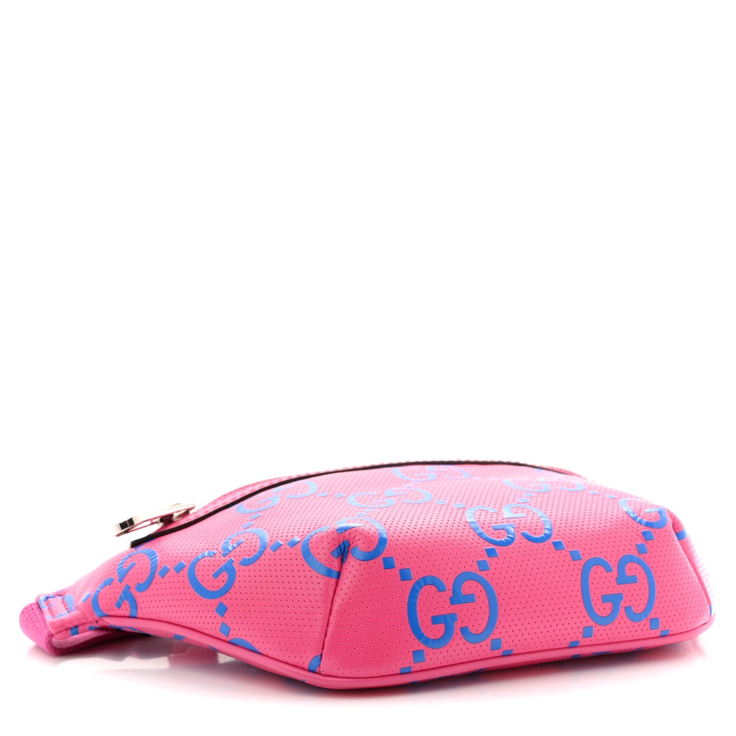 Calfskin GG Tennis Bi-Color Embossed Belt Bag Modern Fucsia Modern Blue