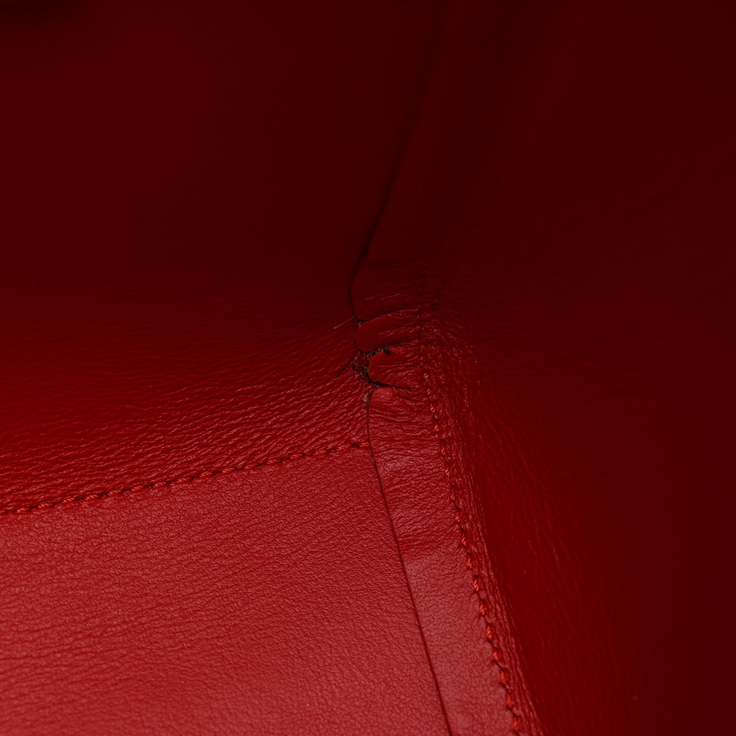 Patent Calfskin Spikes Mini East West Cabata Tote Red