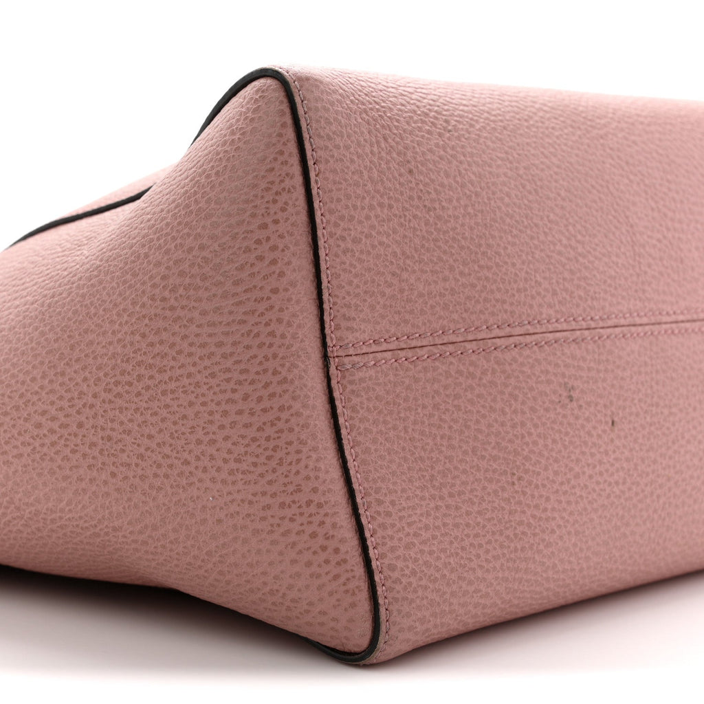 Dollar Calfskin Small Swing Tote Soft Pink
