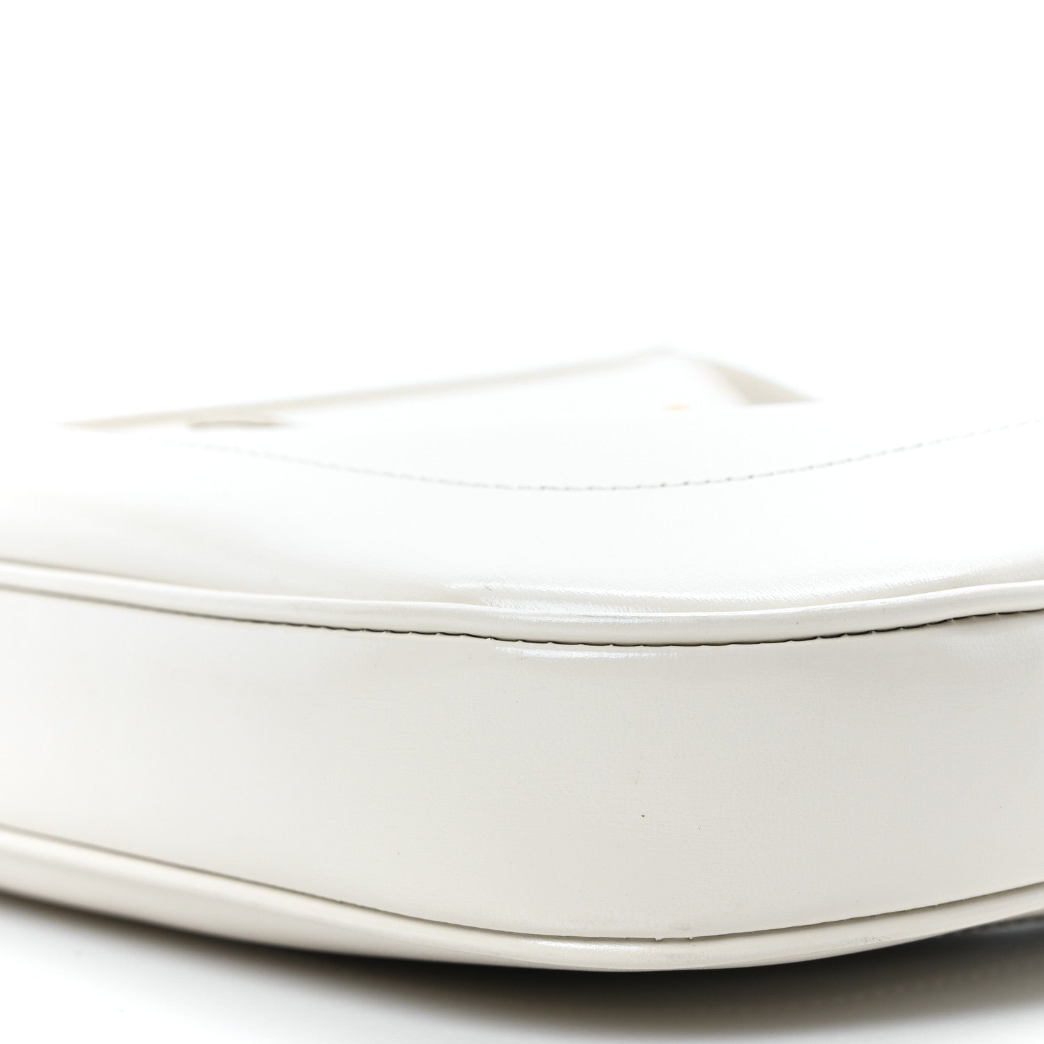 Boarded Dyana Lux Calfskin Small Jackie 1961 Hobo Mystic White