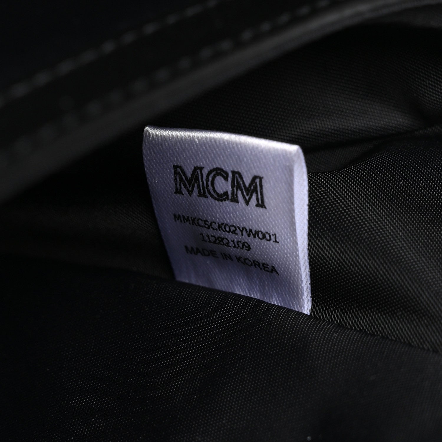 Cubic Monogram Medium Backpack Black Yellow