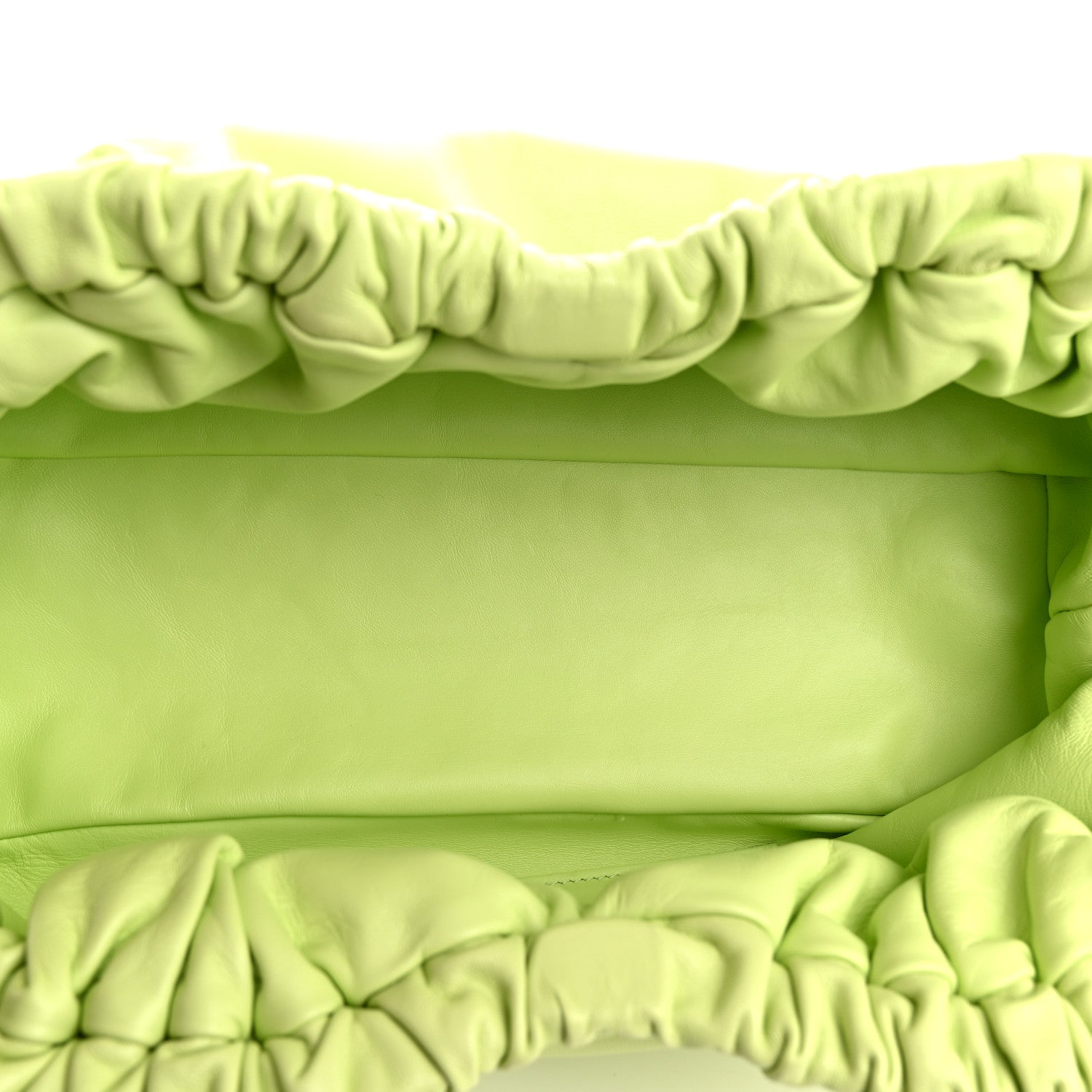 Lambskin Cloud Clutch Mint