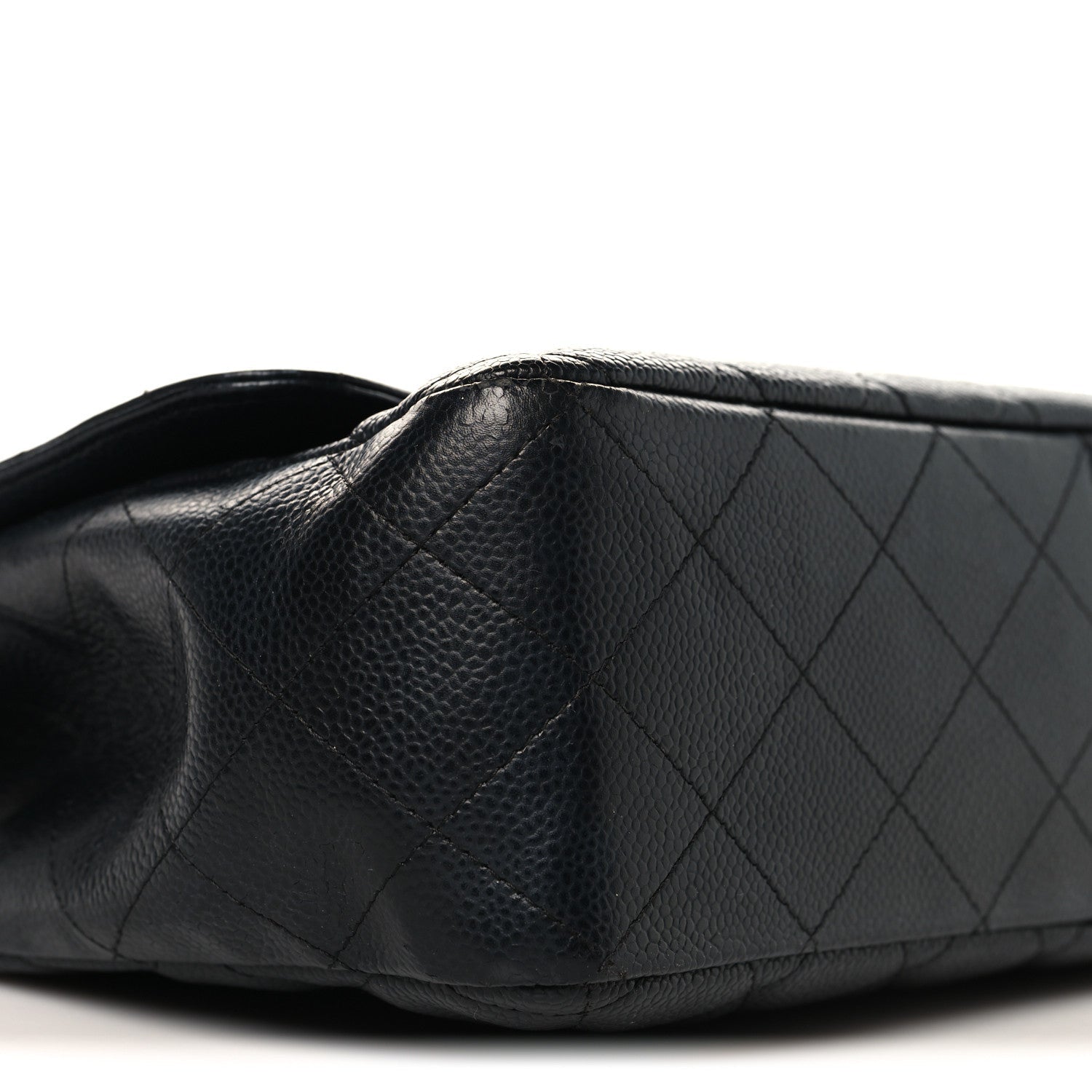 Caviar Quilted Jumbo Single Flap Black
