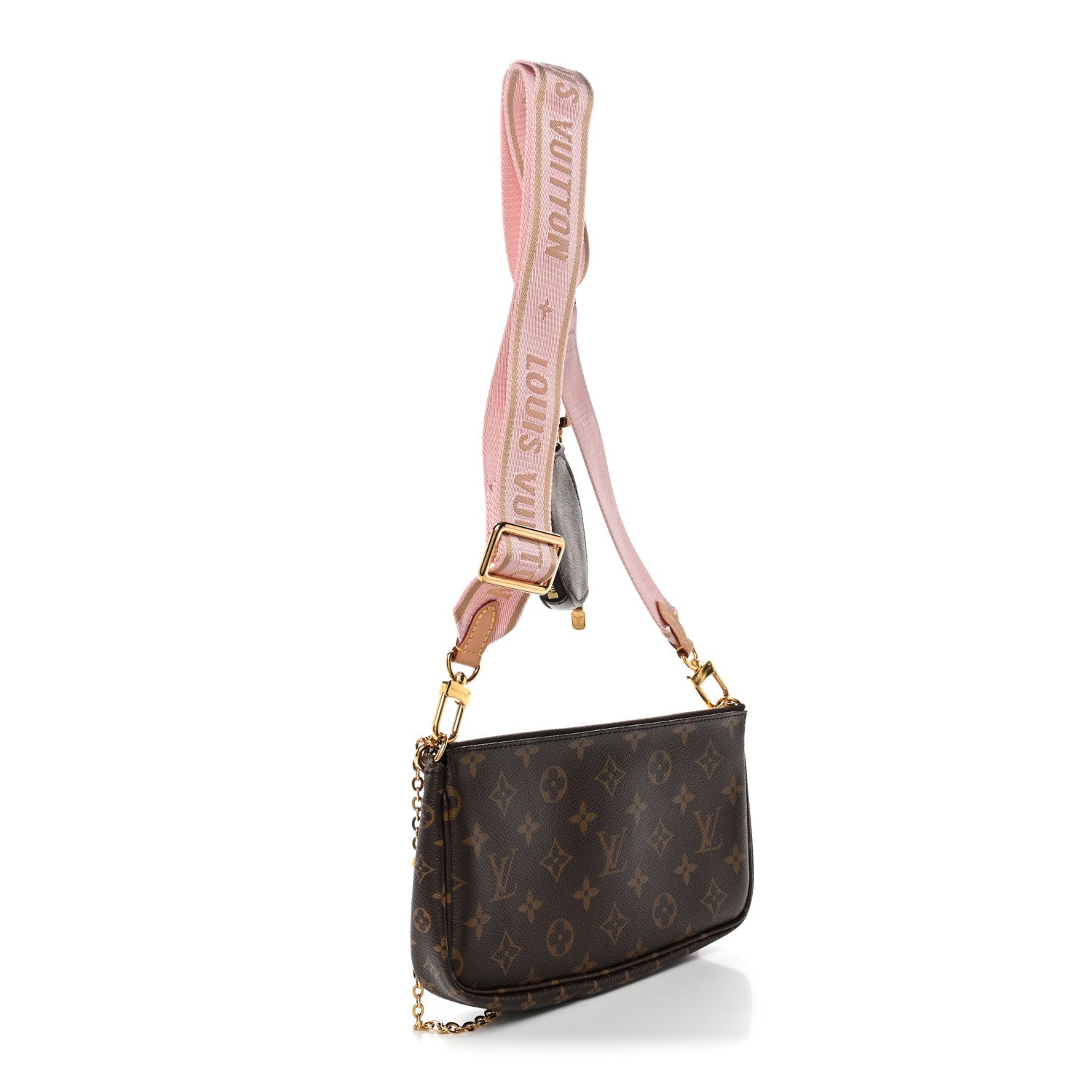 Monogram Multi Pochette Accessories Rose Clair