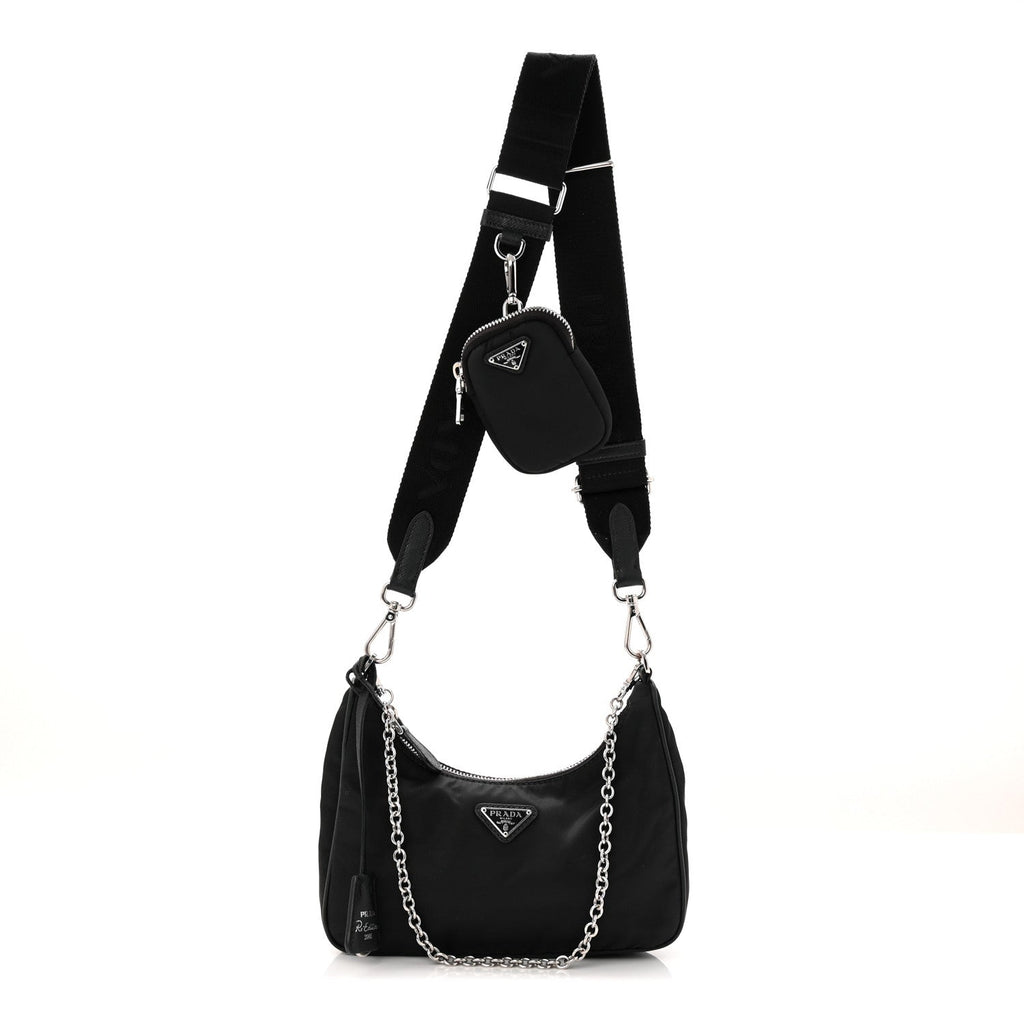 Nylon Re-Edition 2005 Shoulder Bag Black