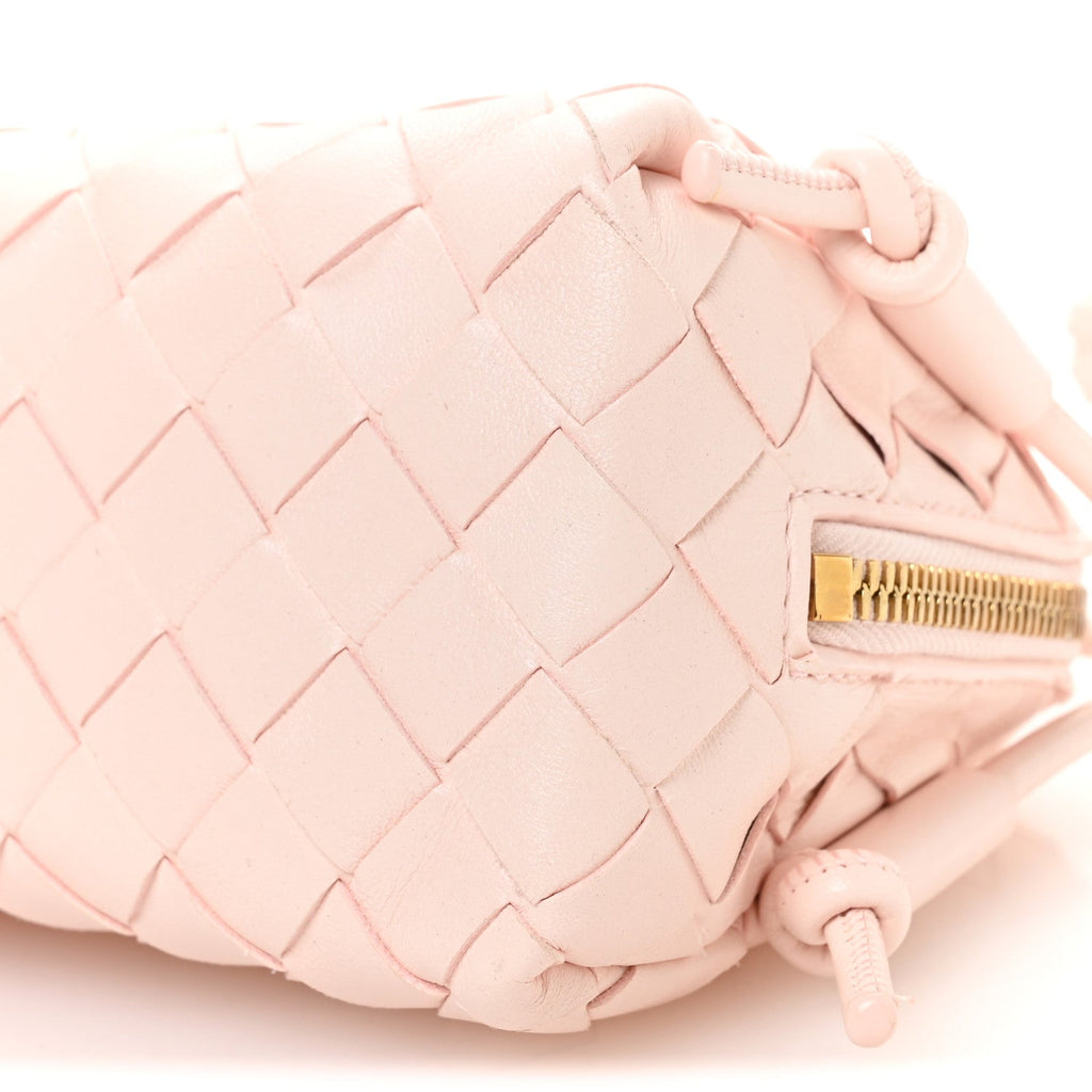 Nappa Intrecciato Concert Pouch Seashell