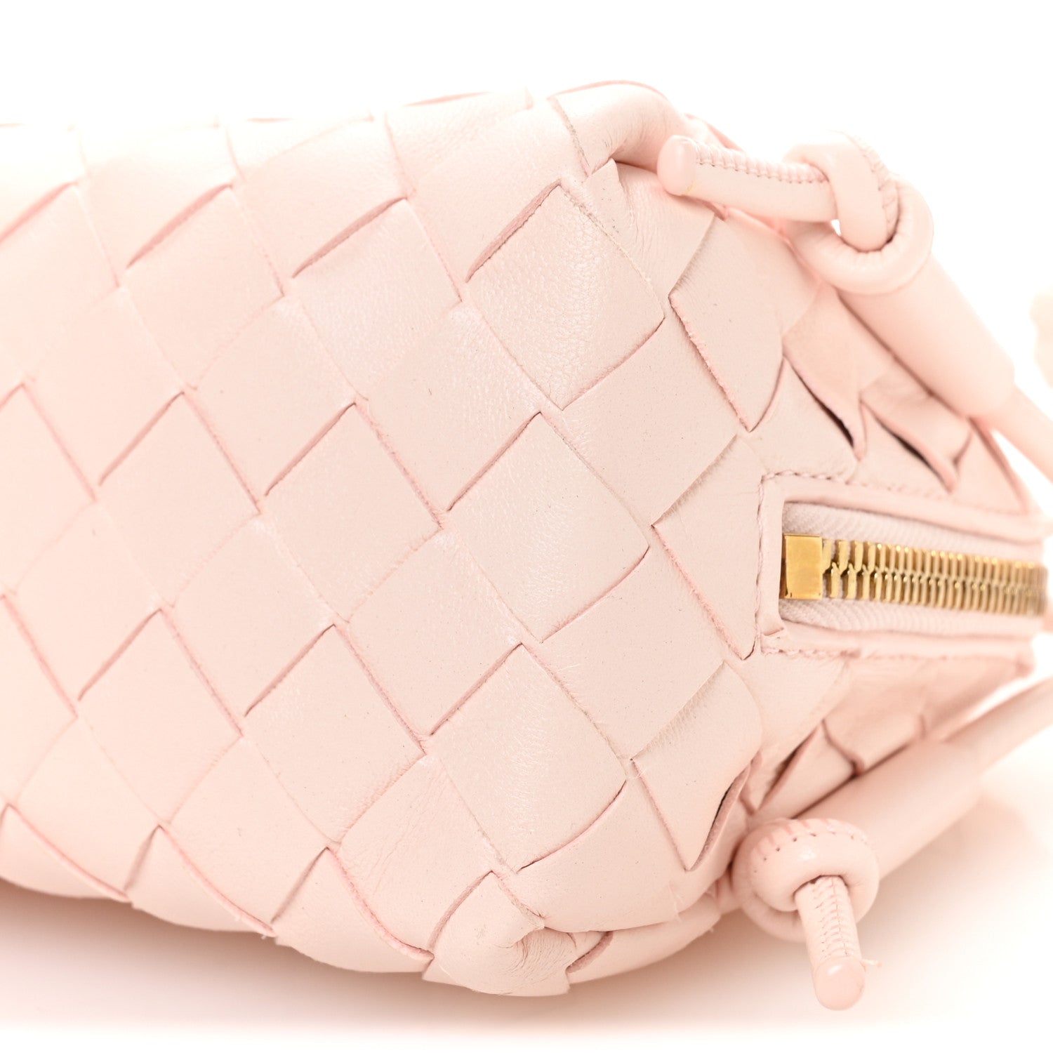 Nappa Intrecciato Concert Pouch Seashell