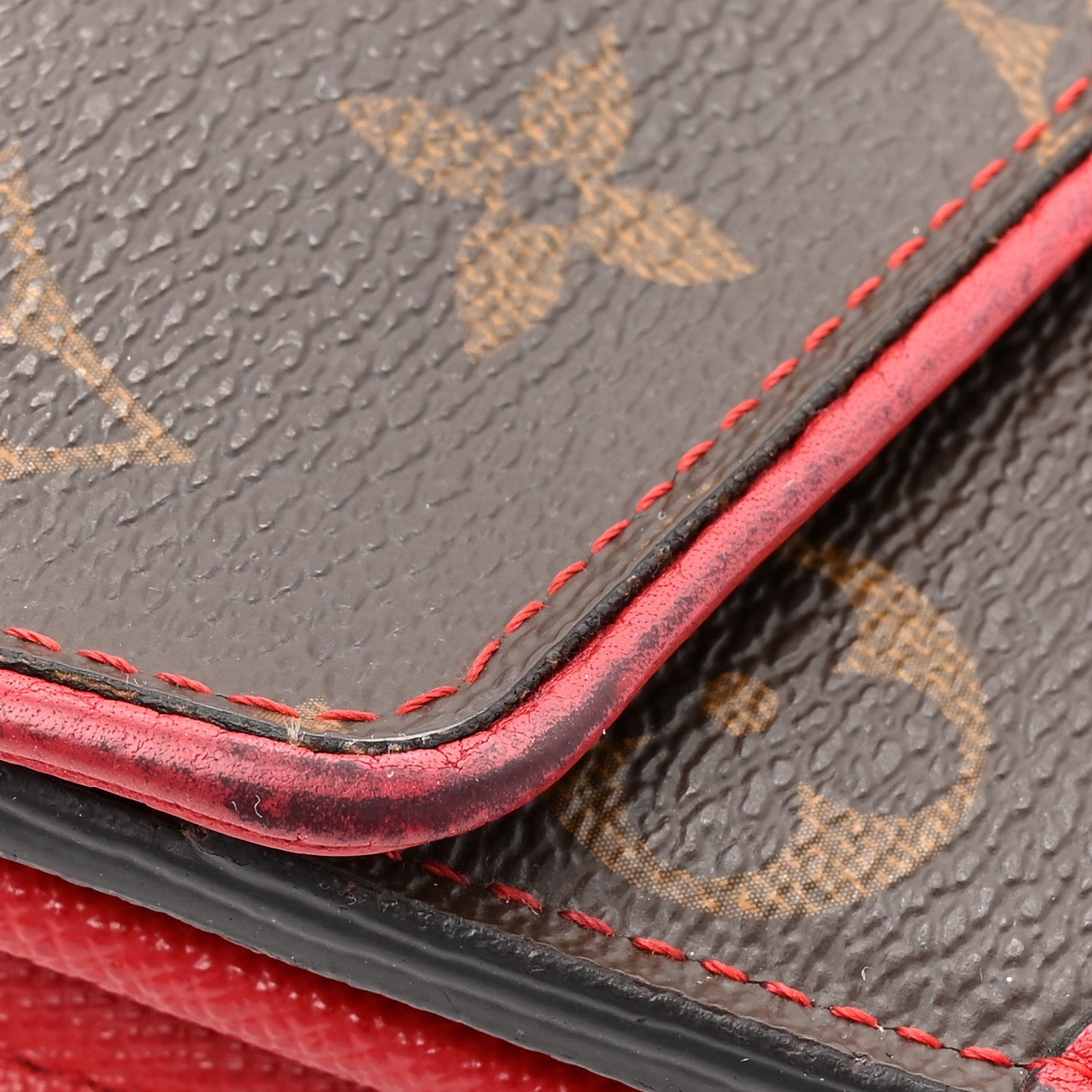 Monogram Sarah Retiro Wallet Cherry