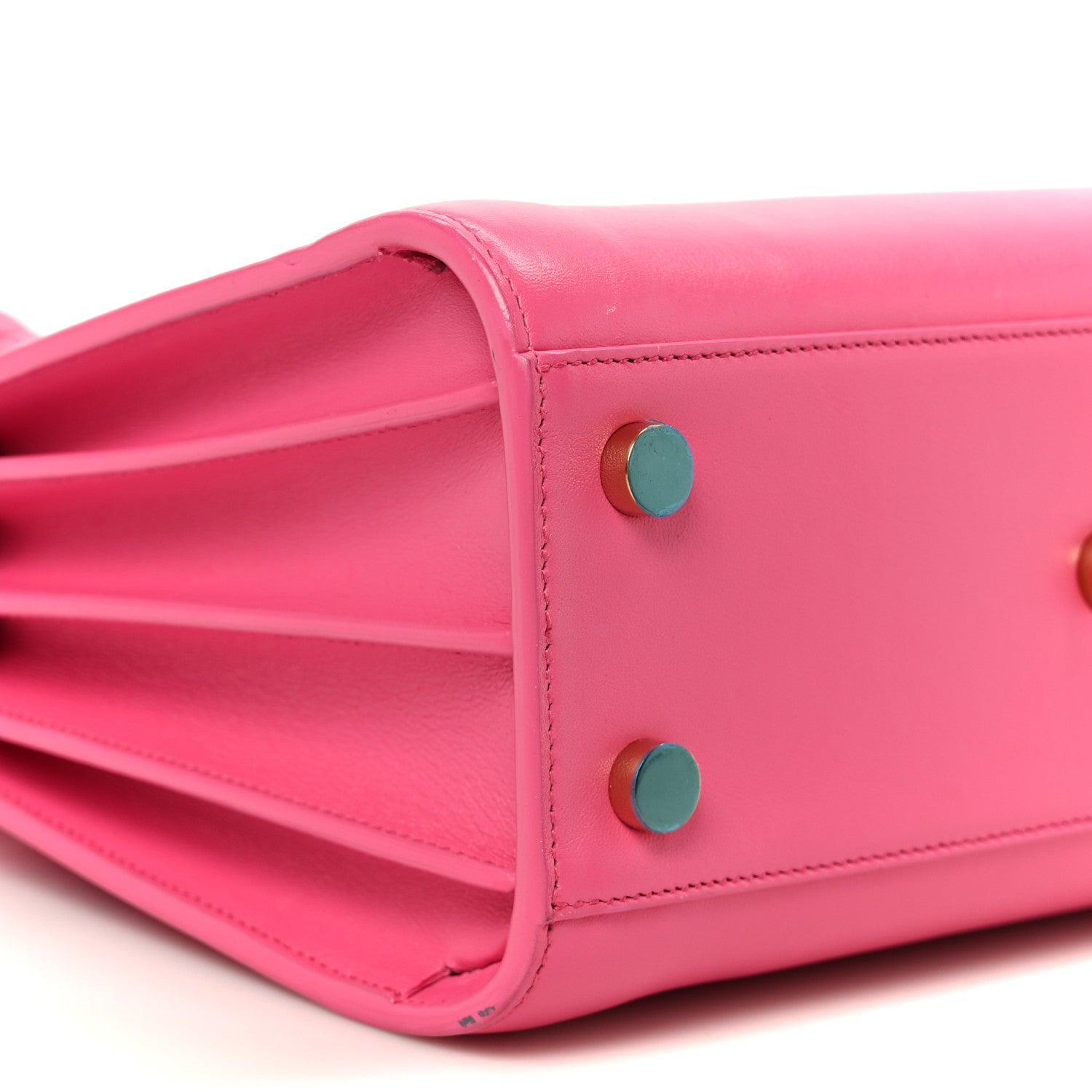 Calfskin Nano Sac De Jour Lipstick Fuchsia