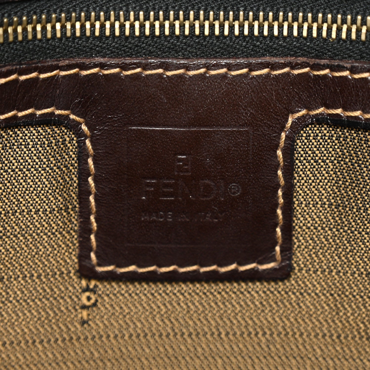 Zucca Zipped Baguette Tobacco