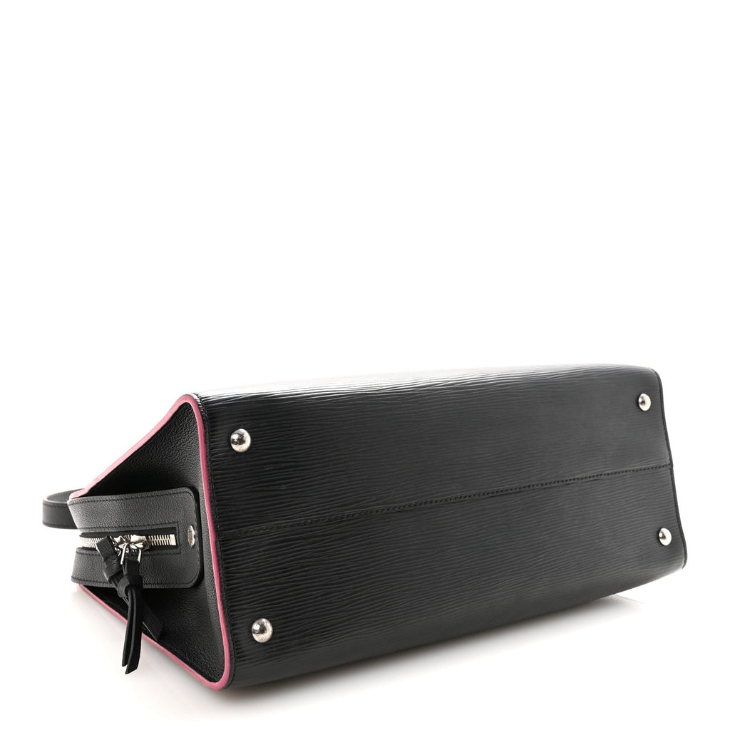 Epi Vaneau GM Black Hot Pink