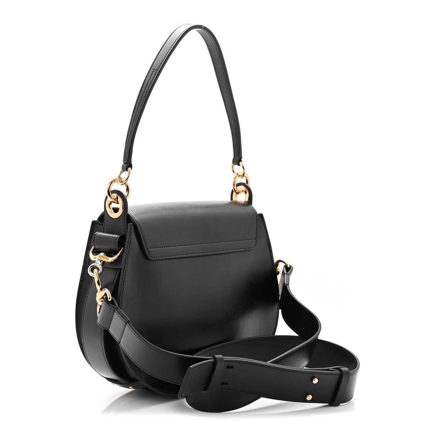 Calfskin Large Tess Bag Black