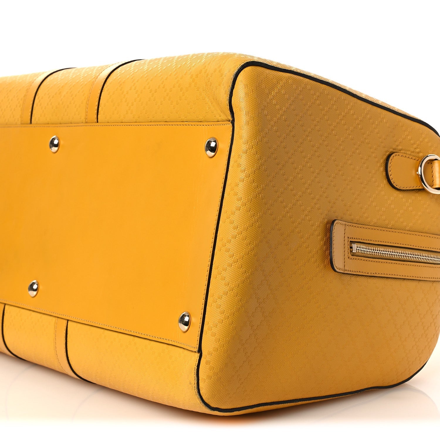 GG Diamante Large Carry On Duffle Yellow
