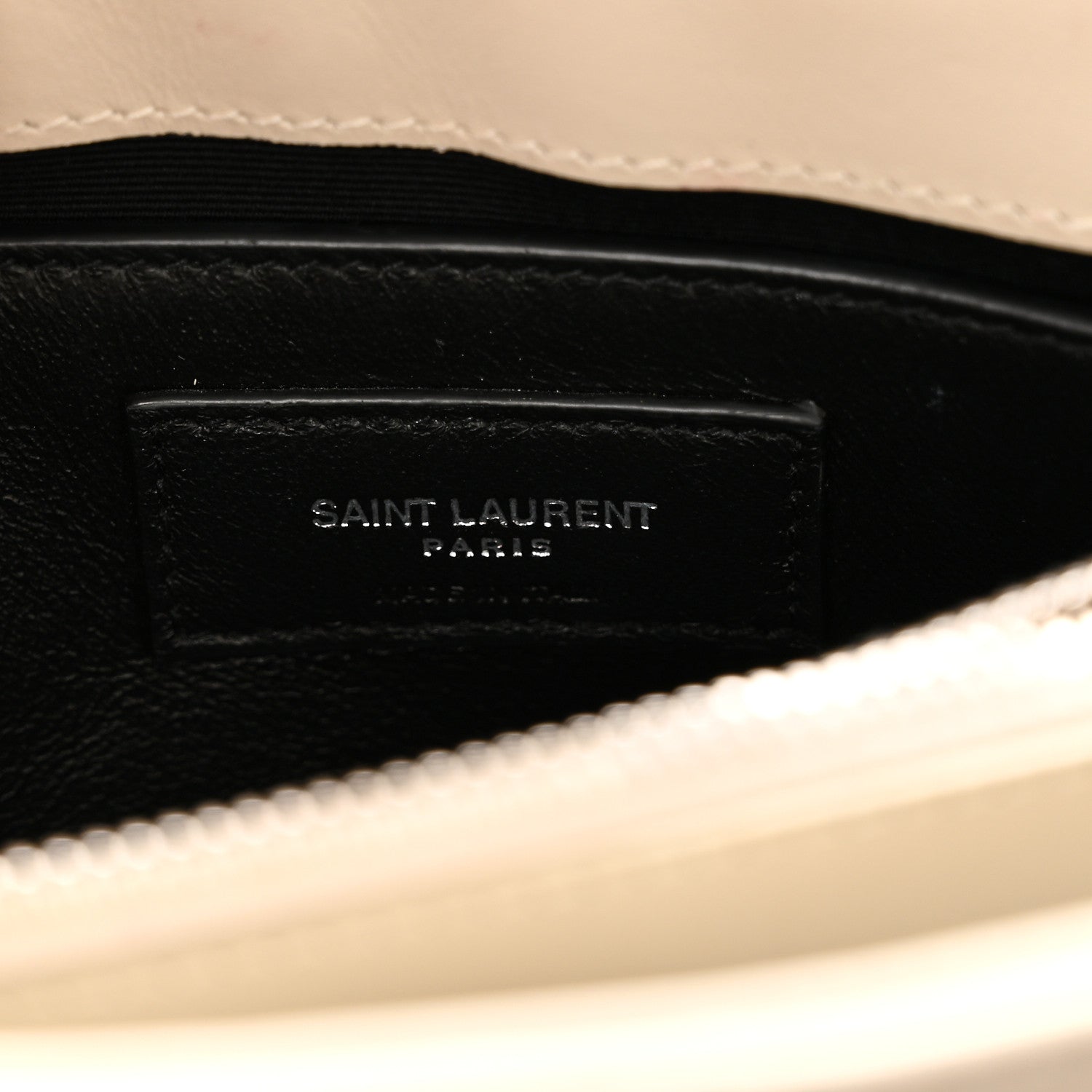 Calfskin Y Quilted Monogram Small Loulou Chain Satchel Ivory