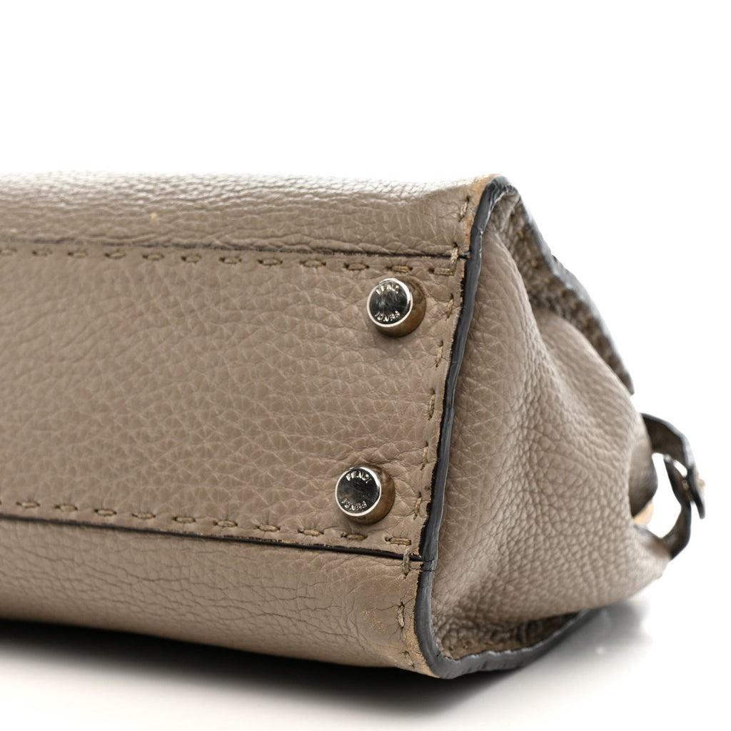 Cuoio Romano Snakeskin Selleria Mini Peekaboo Iconic Satchel Roccia Corda