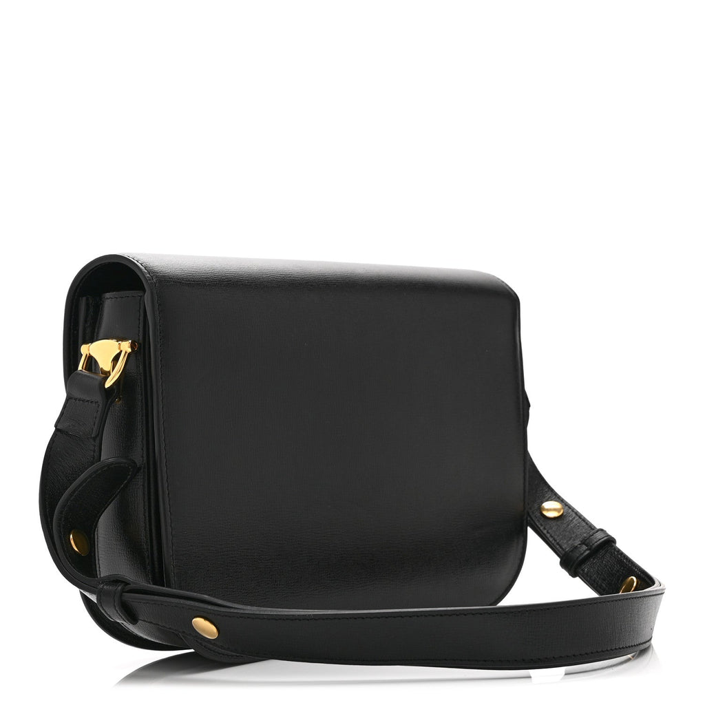 Azalea Calfskin Horsebit 1955 Shoulder Bag Black