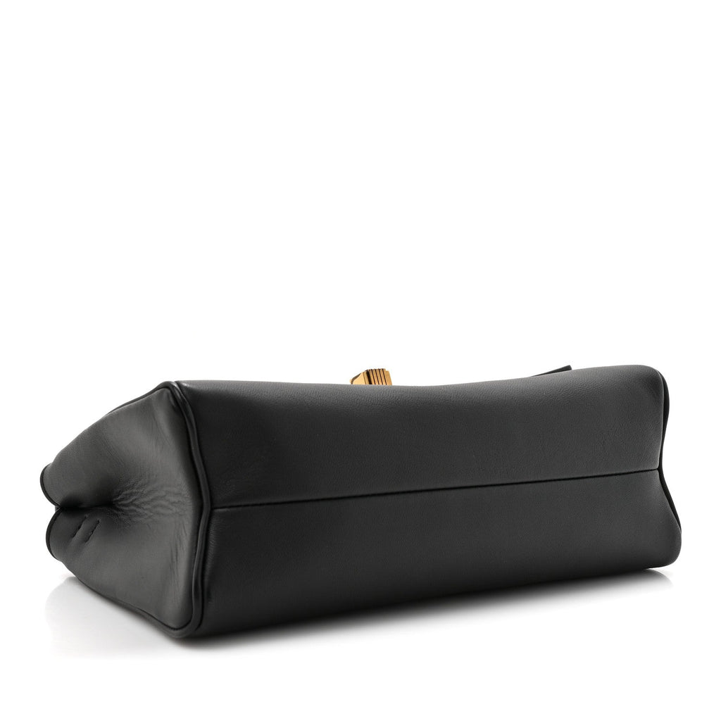 Calfskin Audrey Crossbody Black