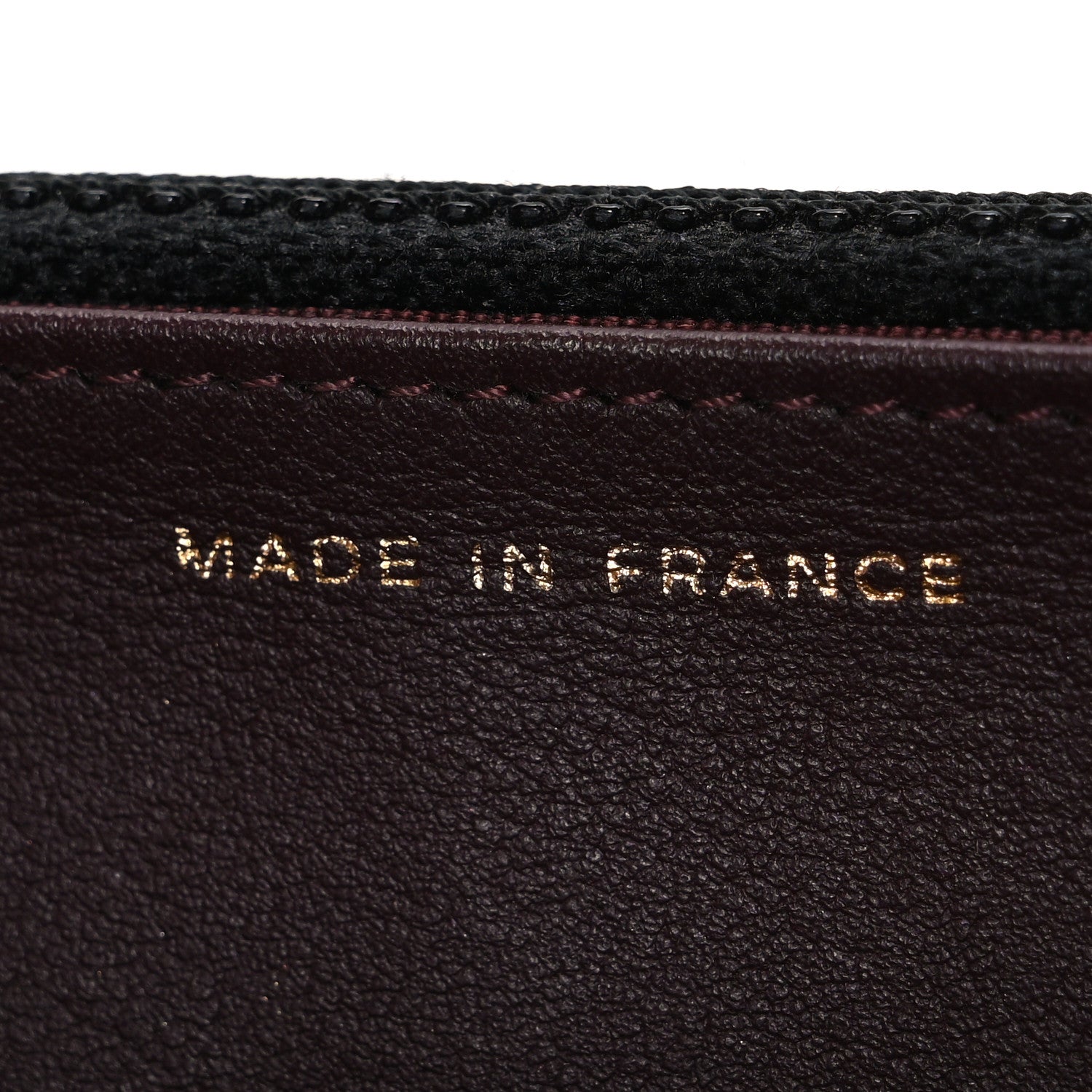 Aged Calfskin Lucky Charms 2.55 Reissue Wallet on Chain WOC Black