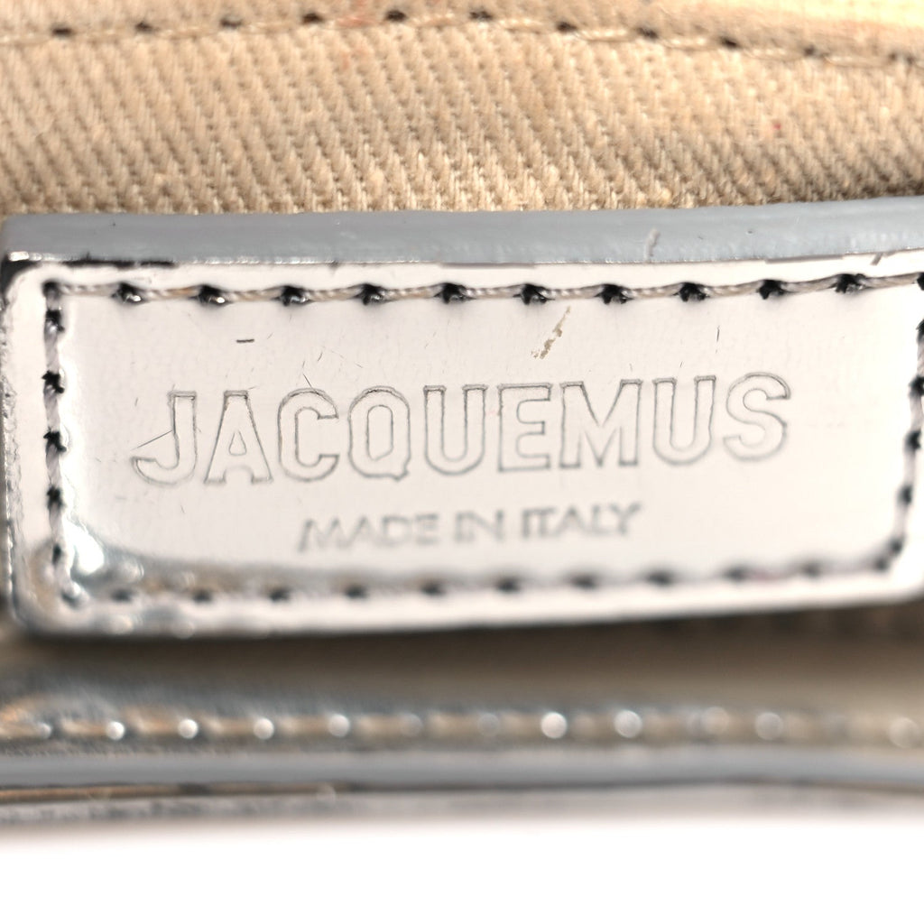 Metallic Calfskin Le Bisou Perle Silver