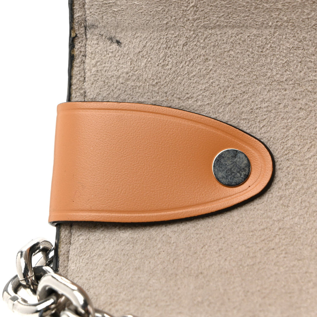 Epi Complice Trunks and Bags Twist Shoulder Bag MM Denim Light