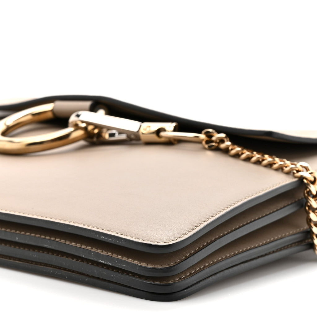 Calfskin Suede Medium Faye Shoulder Bag Motty Grey