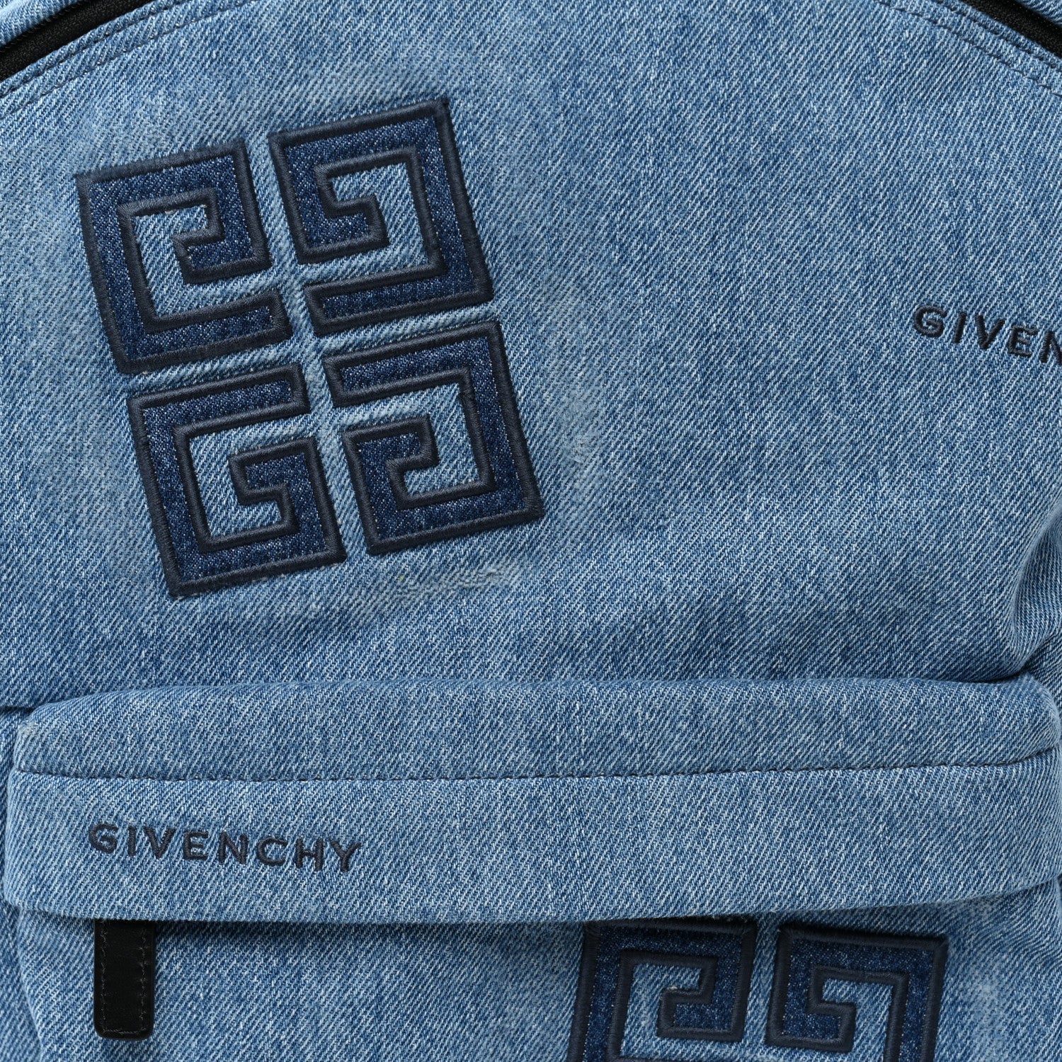 Essential U Denim Backpack Blue