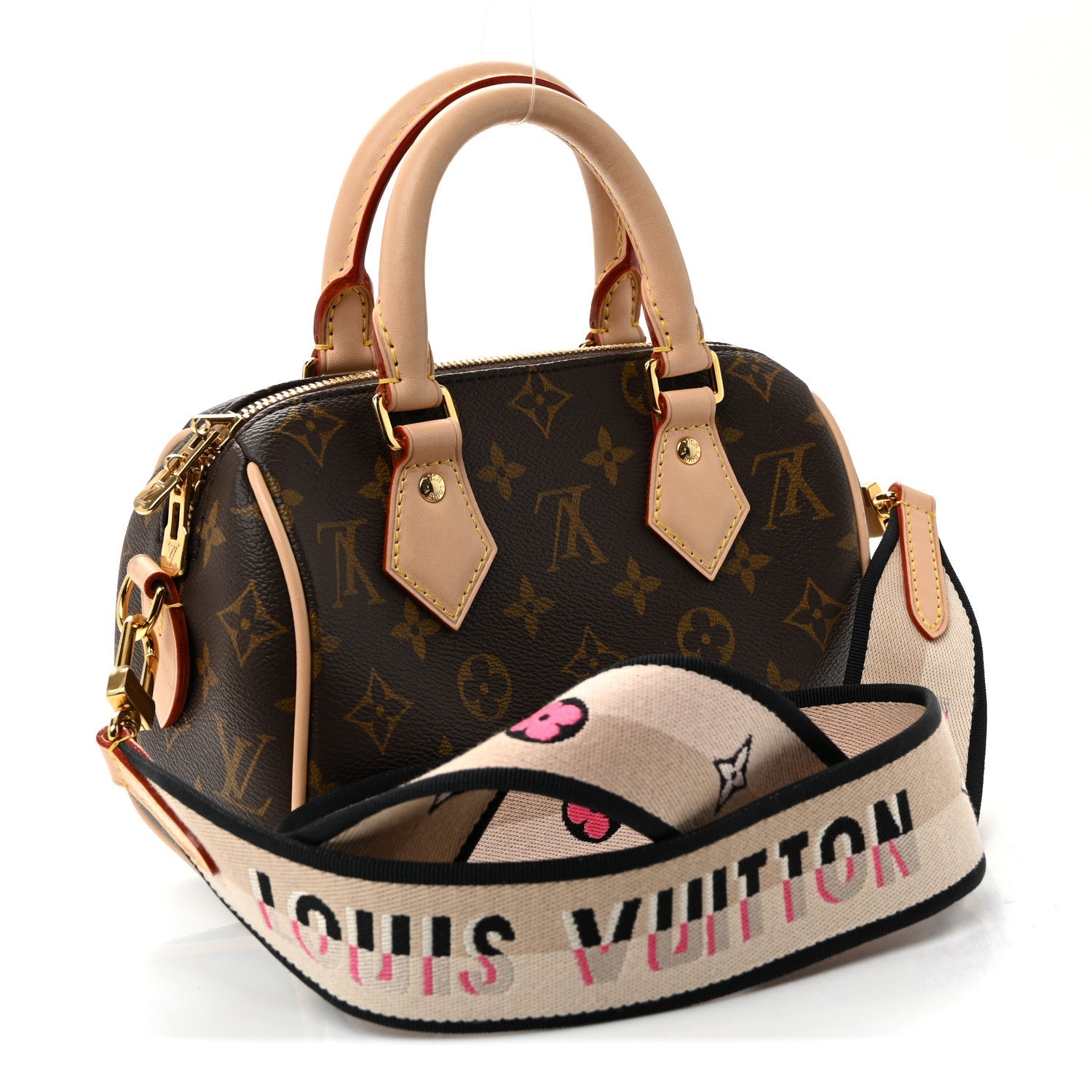 Monogram Speedy Bandouliere 20 Black