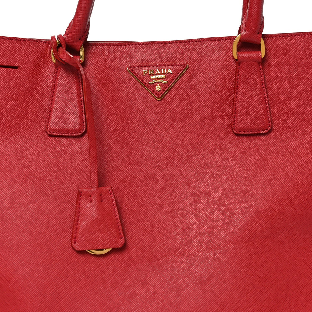 Saffiano Lux Large Tote Fuoco