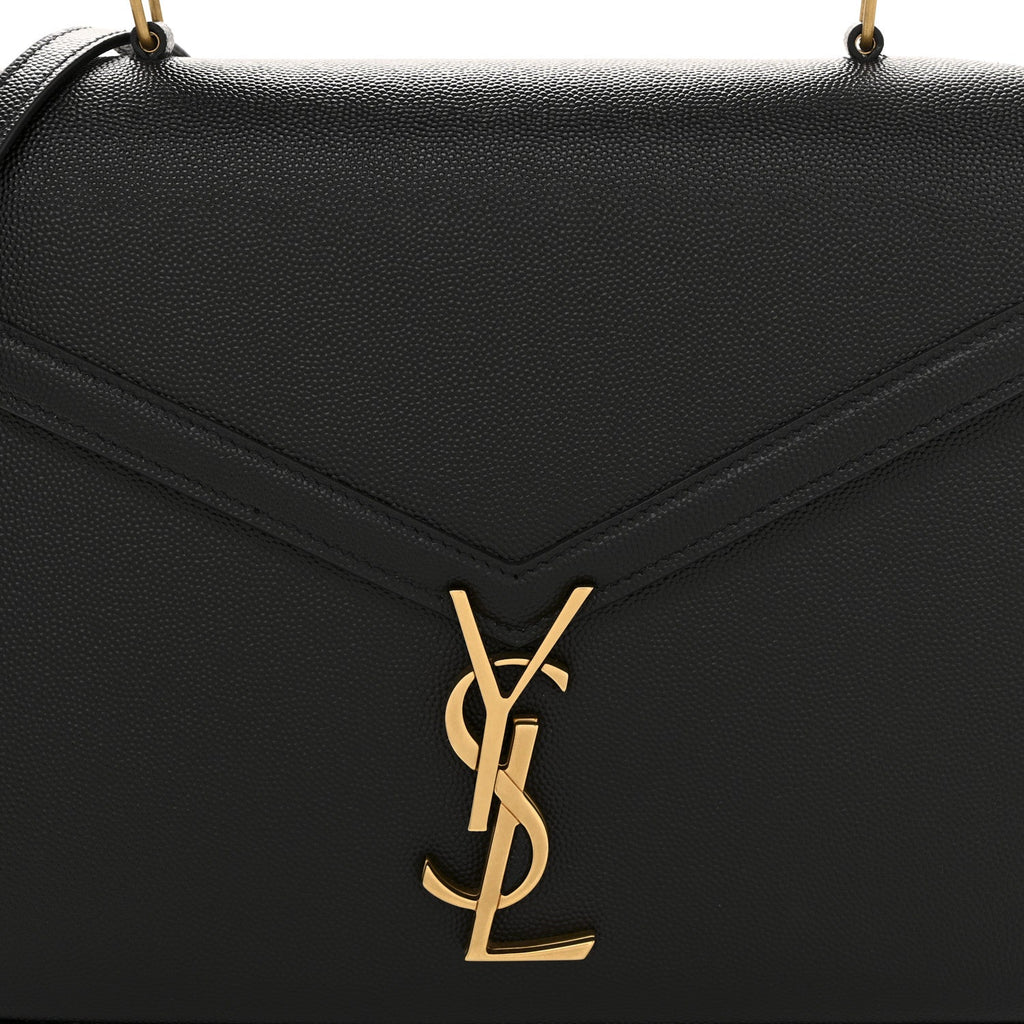 Grain de Poudre Medium Classic Monogram Cassandra Top Handle Black Rouge Legion