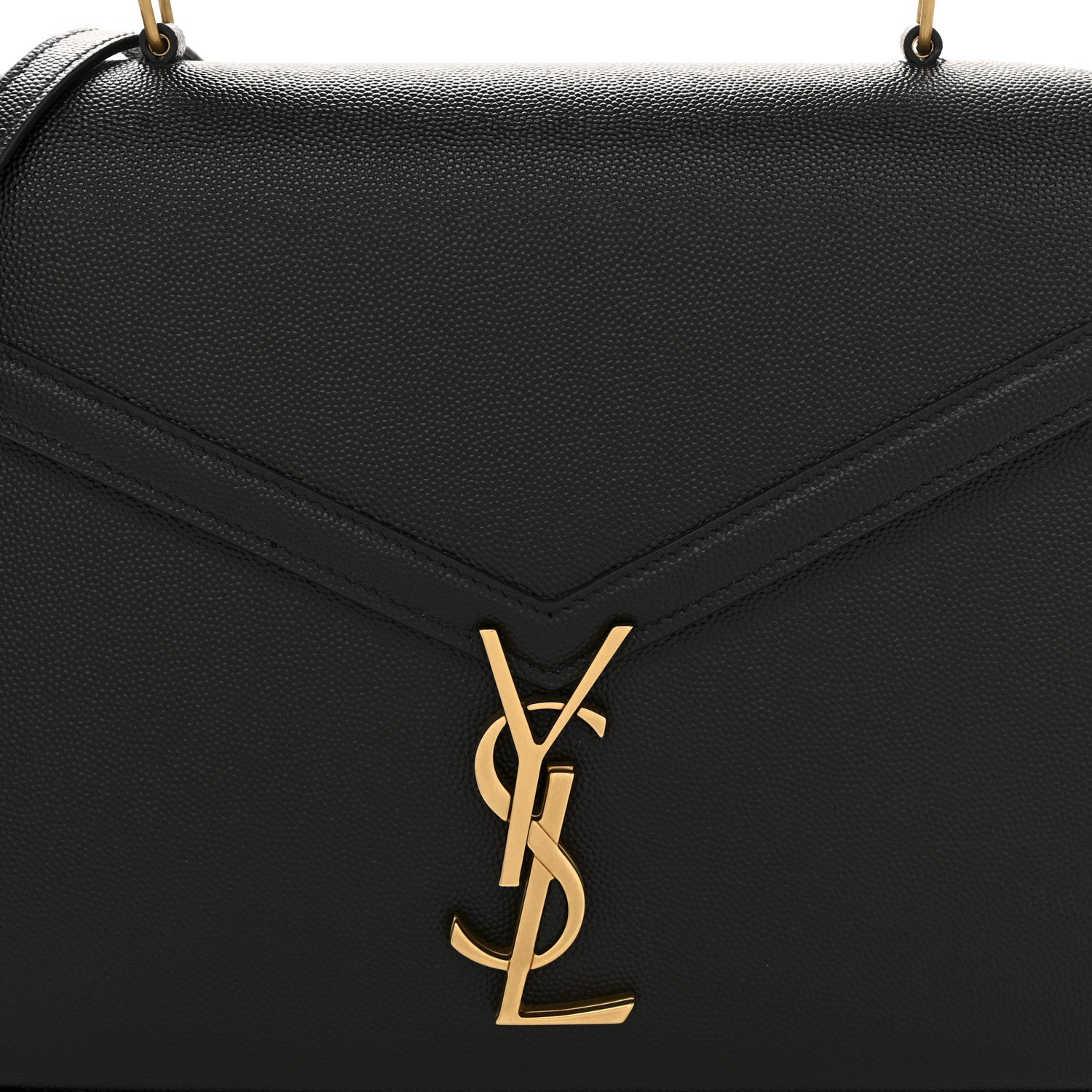 Grain de Poudre Medium Classic Monogram Cassandra Top Handle Black Rouge Legion