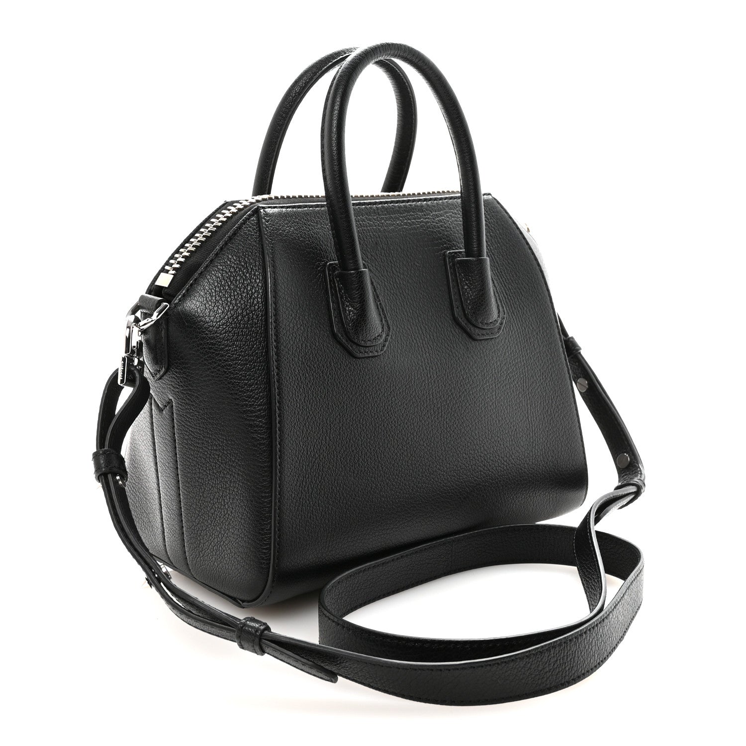 Sugar Goatskin Mini Antigona Black