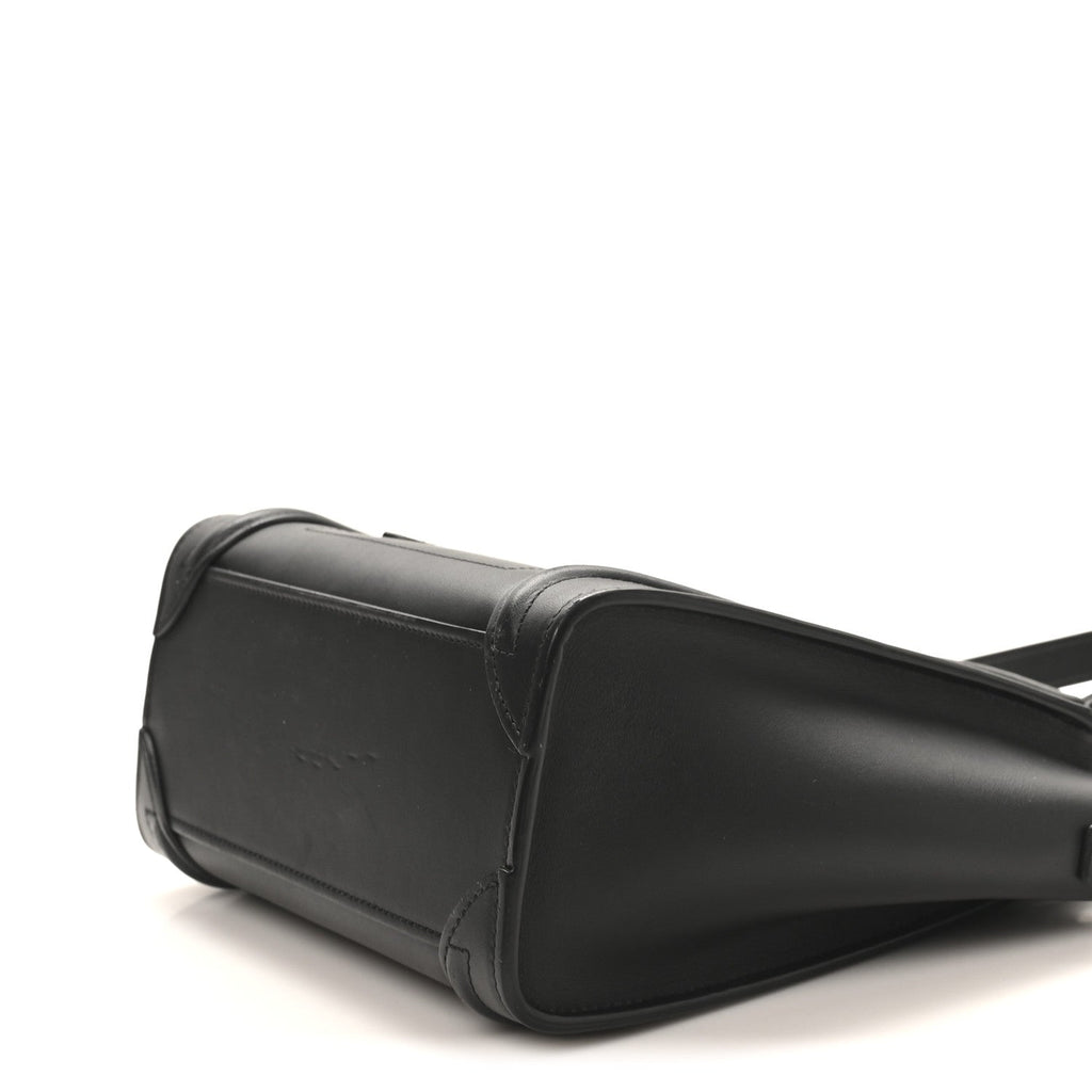 Smooth Calfskin Nano Luggage Black