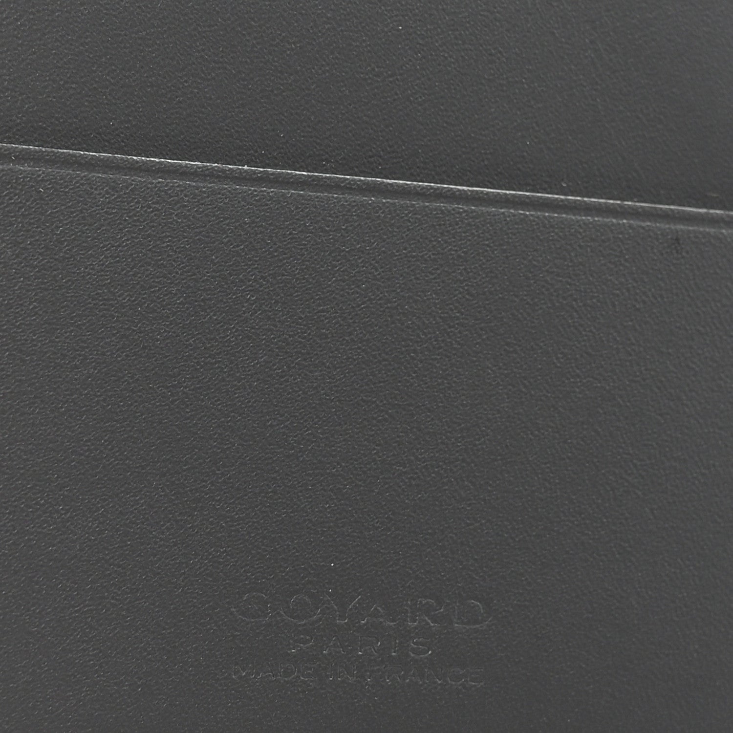 Goyardine Passport Wallet Grey