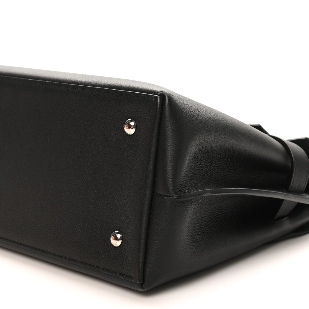 Soft Calfskin Lockme Ever MM Black